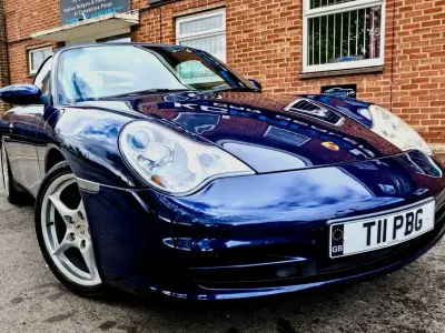 Usado Porsche 911 Carrera Cabriolet 2002 Azul Descapotable