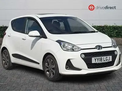 Used Hyundai i10 Premium SE 87 HP (63 kW) 2018 White Hatchback