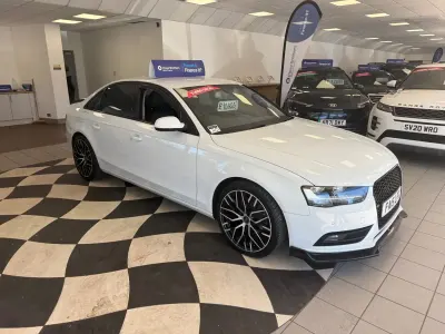 Begagnad Audi A4 163 HK (119 kW) 2015 Vit Sedan