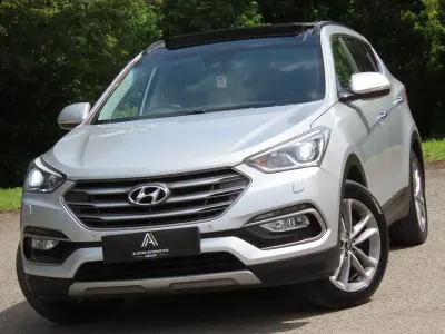 Begagnad Hyundai Santa Fe Premium SE 2016 Silver SUV