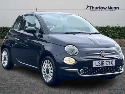 Used Fiat 500 Lounge 69 HP (50 kW) 2016 Black Hatchback