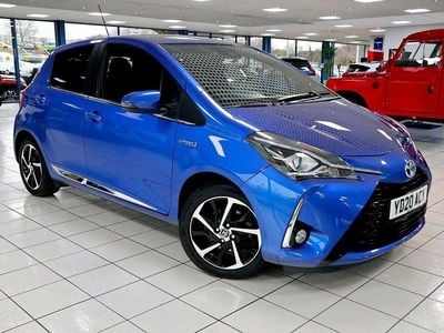 Nebula blue Used 2020 Toyota Yaris Hybrid Hatchback | £14,589 (Good price)