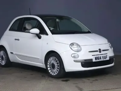 Occasion Fiat 500 Lounge 69 ch (50 kW) 2014 Blanc Citadine