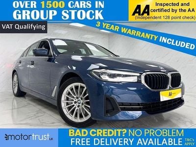 Used BMW 530 Comfort Edition 2021 Blue Sedan
