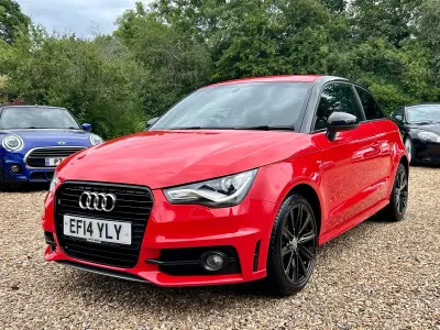 Used Audi A1 S-Line 122 HP (89 kW) 2014 Red Hatchback