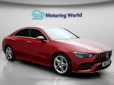 Used Mercedes CLA200 AMG Line Premium Plus 163 HP (119 kW) 2022 Red Coupe
