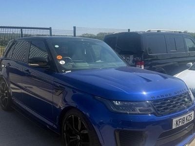 Second-hand Land Rover Range Rover Sport SVR 575 CP (422 kW) 2018 Albastru SUV