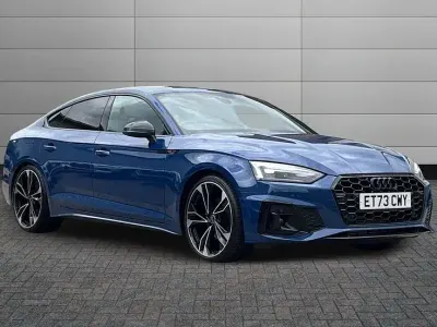 Used Audi A5 Sportback Black Edition 148 HP (108 kW) 2024 Ascari blue Hatchback