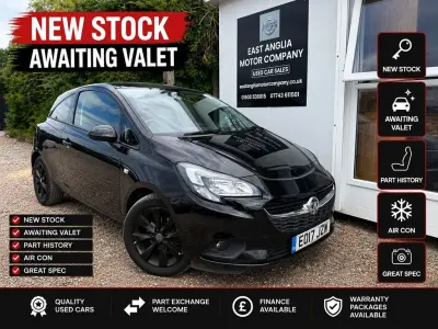 Used Vauxhall Corsa 75 HP (55 kW) 2017 Black Hatchback