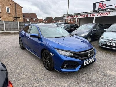 Used Honda Civic Sport Plus 182 HP (133 kW) 2017 Blue Hatchback