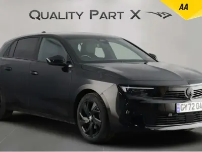 Used Vauxhall Astra GS Line 130 HP (95 kW) 2022 Black Hatchback