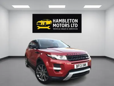 Used Land Rover Range Rover evoque Dynamic 2013 Red SUV
