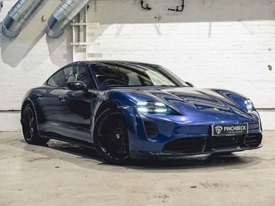 Used Porsche Taycan Turbo S 2020 Blue Sedan