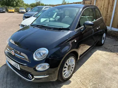 Gebraucht Fiat 500 Lounge 69 PS (50 kW) 2017 Schwarz Kleinwagen