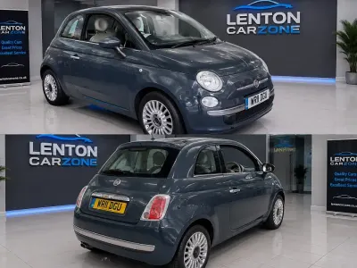 Used Fiat 500 Lounge 69 HP (50 kW) 2011 Grey Hatchback