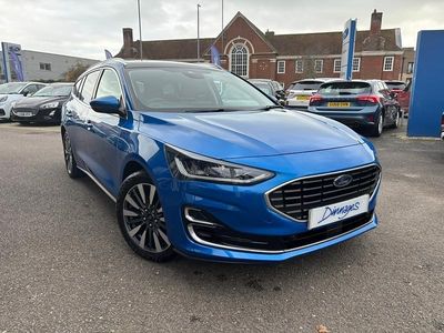 Blue Used 2022 Ford Focus Titanium Estate | £17,500 (A bit pricey)