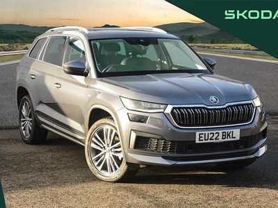 Graphite grey metallic Used 2022 Skoda Kodiaq LAURIN & KLEMENT SUV | £32,995 (Expensive)