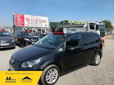 Used VW Touran SE 138 HP (101 kW) 2012 Black MPV