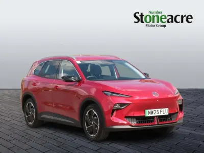 Second-hand MG MG5 EV Trophy 167 kW (228 CP) 2025 Roșu Break