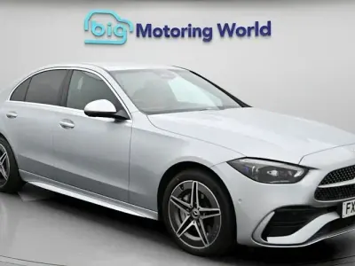 Used Mercedes C300e AMG line 313 HP (230 kW) 2023 Silver Sedan