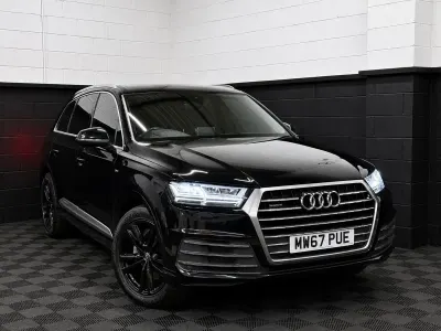 Begagnad Audi Q7 S-Line 218 HK (160 kW) 2017 Svart SUV