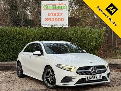 Used Mercedes A200 AMG line 163 HP (119 kW) 2018 White Hatchback
