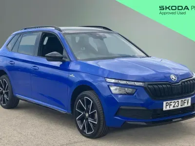Used Skoda Kamiq Monte Carlo 115 HP (84 kW) 2023 Blue SUV