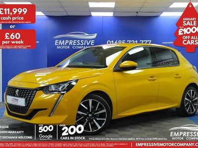 Yellow Used 2020 Peugeot 208 Allure Hatchback | £11,999 (Expensive)