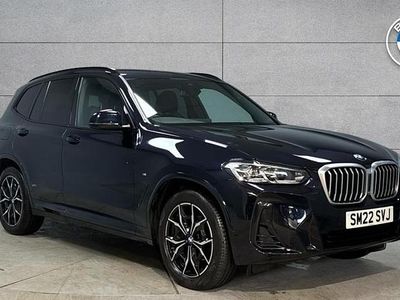 Black Used 2022 BMW X3 M Sport SUV | £33,995 (Fair price)