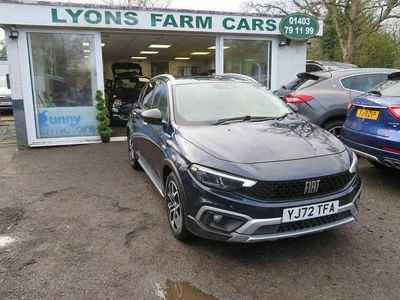 Blue Used 2022 Fiat Tipo Cross Hatchback | £9,995 (Fair price)