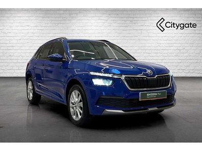 Begagnad Skoda Kamiq SE 94 HK (69 kW) 2022 Blå SUV