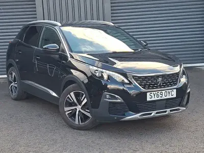 Used Peugeot 3008 GT-line 131 HP (96 kW) 2019 Black SUV