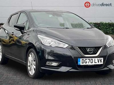 Used Nissan Micra Acenta 101 HP (74 kW) 2020 Black Hatchback