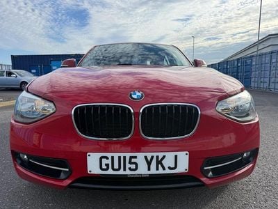 Used BMW 116 Sport Line 116 HP (85 kW) 2015 Red Hatchback