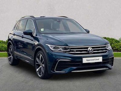 Used VW Tiguan R-line 150 HP (110 kW) 2021 Blue SUV