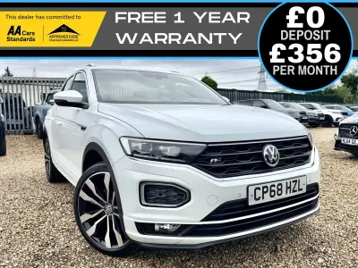 Used VW T-Roc R-line 150 HP (110 kW) 2018 White SUV