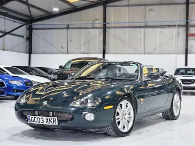 Używany Jaguar XKR Supercharged 400 KM (294 kW) 2003 Zielony Kabriolet