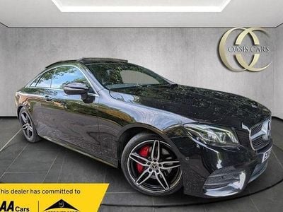 Black Used 2018 Mercedes E220 AMG line Coupe | £14,995 (A bit pricey)
