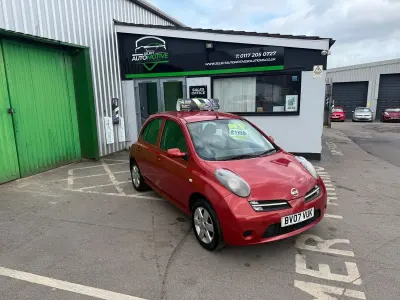 Used Nissan Micra 79 HP (58 kW) 2007 Red Hatchback