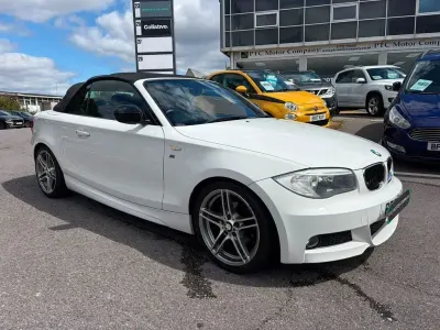 Used BMW 118 Cabriolet Sport Line 143 HP (105 kW) 2013 White Cabriolet