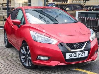 Red Used 2021 Nissan Micra Tekna Hatchback | £11,795 (Fair price)