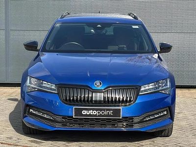 Used Skoda Superb SportlinePlus 190 HP (139 kW) 2022 Blue Estate