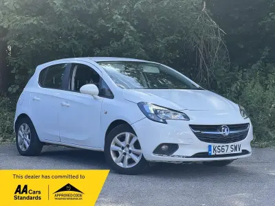 Used Vauxhall Corsa Design Edition 2017 White Hatchback