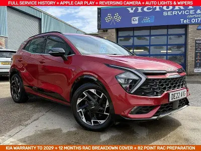 Used Kia Sportage GT-Line 148 HP (108 kW) 2022 Red SUV