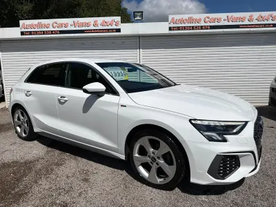 Used Audi A3 Sportback S-Line 110 HP (80 kW) 2024 White Hatchback