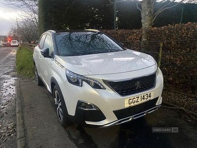 Used Peugeot 3008 GT-line 2017 White Hatchback
