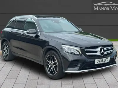 Used Mercedes GLC220 AMG line 170 HP (125 kW) 2018 Black SUV