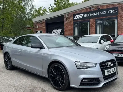 Używany Audi A5 Black Edition 190 KM (139 kW) 2016 Srebrny Coupe