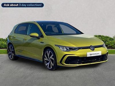 Used VW Golf VIII R-line 147 HP (108 kW) 2022 Yellow Hatchback