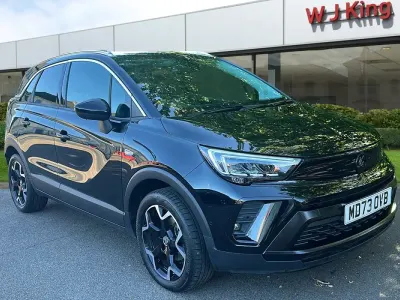 Used Vauxhall Crossland Ultimate 130 HP (95 kW) 2023 Black SUV